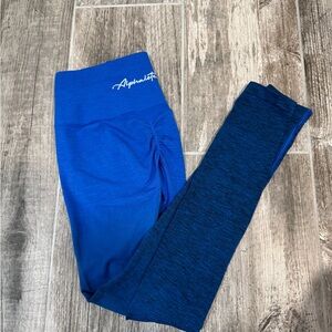 Blue Alphalete Ombre Amplify Leggings